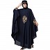 Designer Irani Kaftan with embroidery work- Navy blue